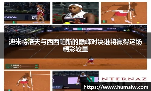 迪米特洛夫与西西帕斯的巅峰对决谁将赢得这场精彩较量